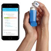 Imagen: Un estudio nuevo afirma que los dispositivos EMM ayudan a reducir las tasas de hospitalización por asma (Fotografía cortesía de Propeller Health).