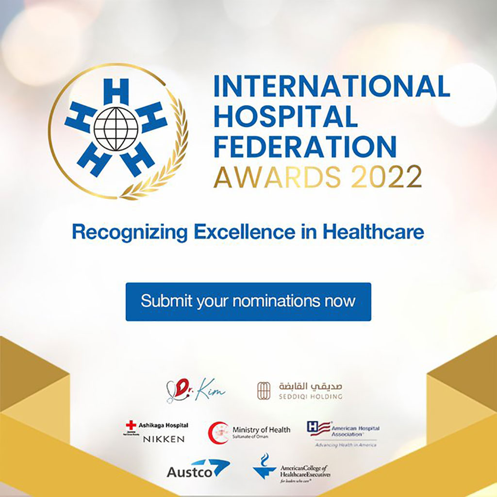 Imagen: Nominaciones abiertas para los Premios de la Federación Internacional de Hospitales 2022 (Fotografía cortesía de IHF)