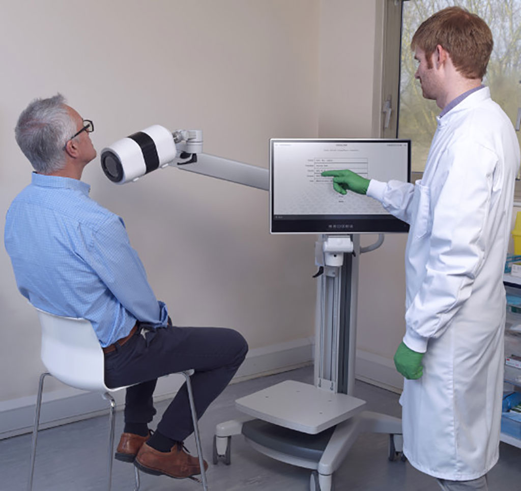 Imagen: Seracam es un sistema verdaderamente portátil para imágenes moleculares en el punto de atención (Fotografía cortesía de Serac Imaging) Imagen: Seracam es un sistema verdaderamente portátil para imágenes moleculares en el punto de atención (Fotografía cortesía de Serac Imaging)