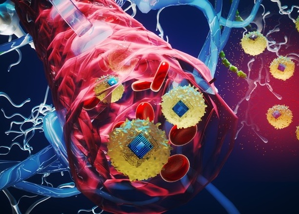 Imagen: el dispositivo electrónico inalámbrico microscópico puede viajar a través de la sangre e implantarse en regiones específicas del cerebro (Foto cortesía del MIT)