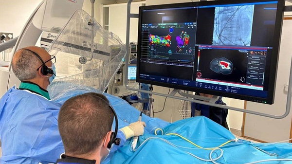 Imagen: El nuevo sistema de mapeo cardíaco 3D visualiza las cuatro cámaras en tiempo real (Fotografía cortesía de la UPV)