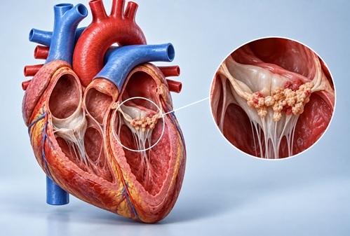 Imagen: La endocarditis es una infección del tejido cardíaco que puede poner en peligro la vida cuando el tratamiento no llega al sitio infectado. (Crédito de la imagen: Adobe Stock)