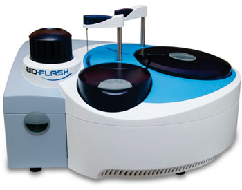 Imagen: El analizador de quimioluminiscencia, automatizado de respuesta rápida para las enfermedades autoinmunes, BIO-FLASH, con un menú creciente de pruebas aprobados por la FDA (Fotografía cortesía de Inova Diagnostics).