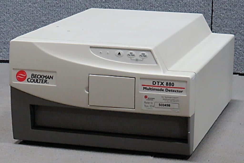 Imagen: El detector multimodal, DTX 880, y el lector de microplacas de fluorescencia (Fotografía cortesía de Beckman Coulter).