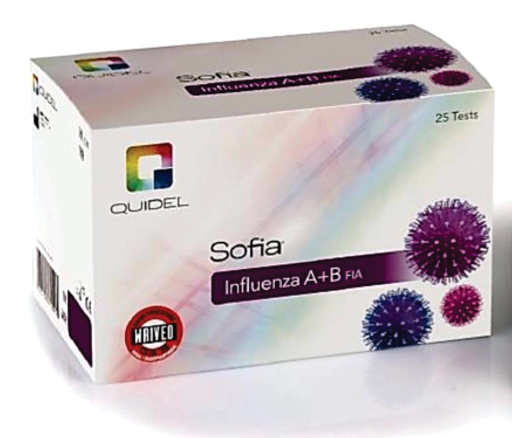 Imagen: El kit de análisis Sofia Influenza A + B FIA (Fotografía cortesía de Quidel).