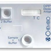 Imagen: El Sistema y Lector de antígeno de DPP Ébola recibieron la autorización para uso en emergencias (Fotografía cortesía de Chembio Diagnostic Systems).