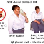Imagen: Durante la prueba de tolerancia oral a la glucosa (PTOG), se analiza la glucosa en la sangre dos horas después de tomar 75 gramos de glucosa, pero una hora después puede ser suficiente para diagnosticar la diabetes (Fotografía cortesía de los Institutos Nacionales de Salud de los EUA).