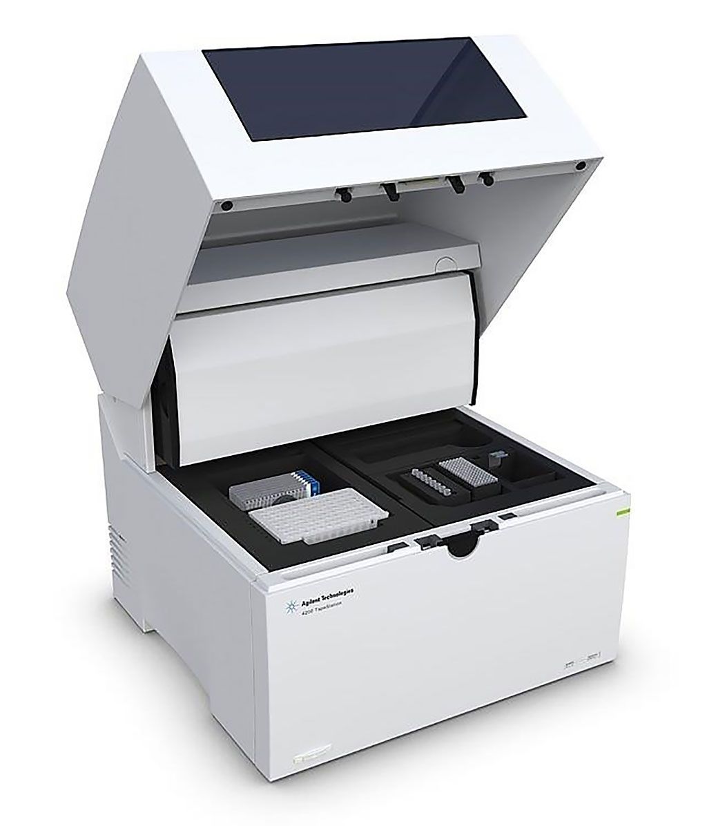 Imagen: El sistema Agilent 4200 TapeStation es una herramienta de electroforesis automatizada establecida para el control de calidad de las muestras de ADN y ARN (Fotografía cortesía de Agilent Technologies).