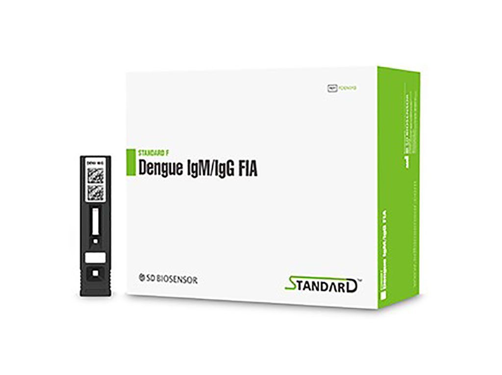 Imagen: La prueba STANDARD F Dengue IgM/IgG FIA analiza cualitativamente los anticuerpos IgM e IgG específicos del virus del dengue en suero, plasma y sangre total, con un inmunoensayo fluorescente (Fotografía cortesía de SD Biosensor).