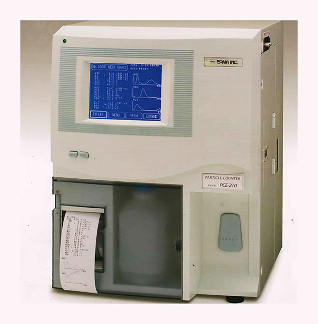 Imagen: El contador de células totalmente automático ERMA PCE-210N (Fotografía cortesía de ERMA)