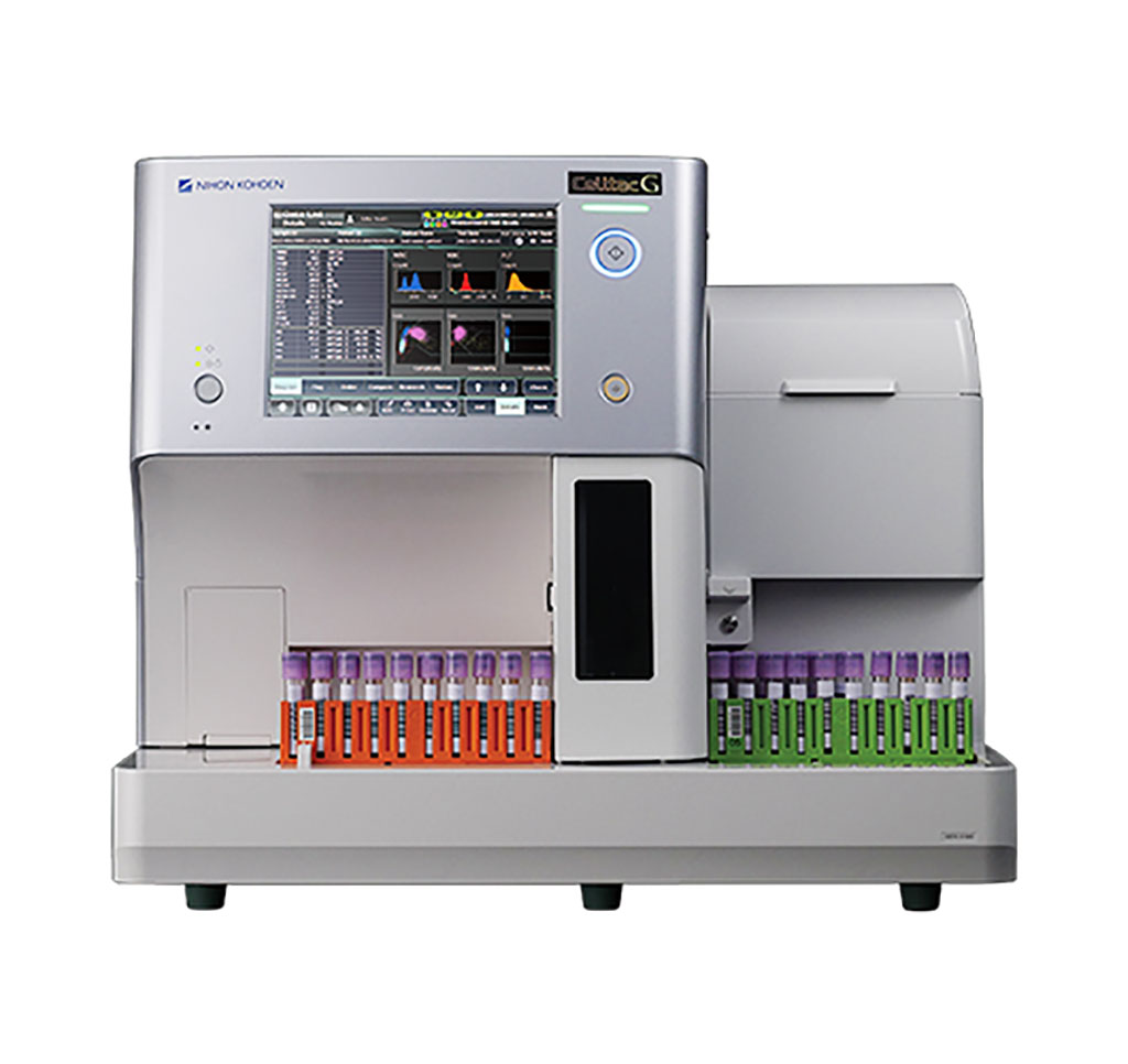 Imagen: El analizador de hematología Celltac G completamente automático de 33 parámetros (Fotografía cortesía de Nihon Kohden)