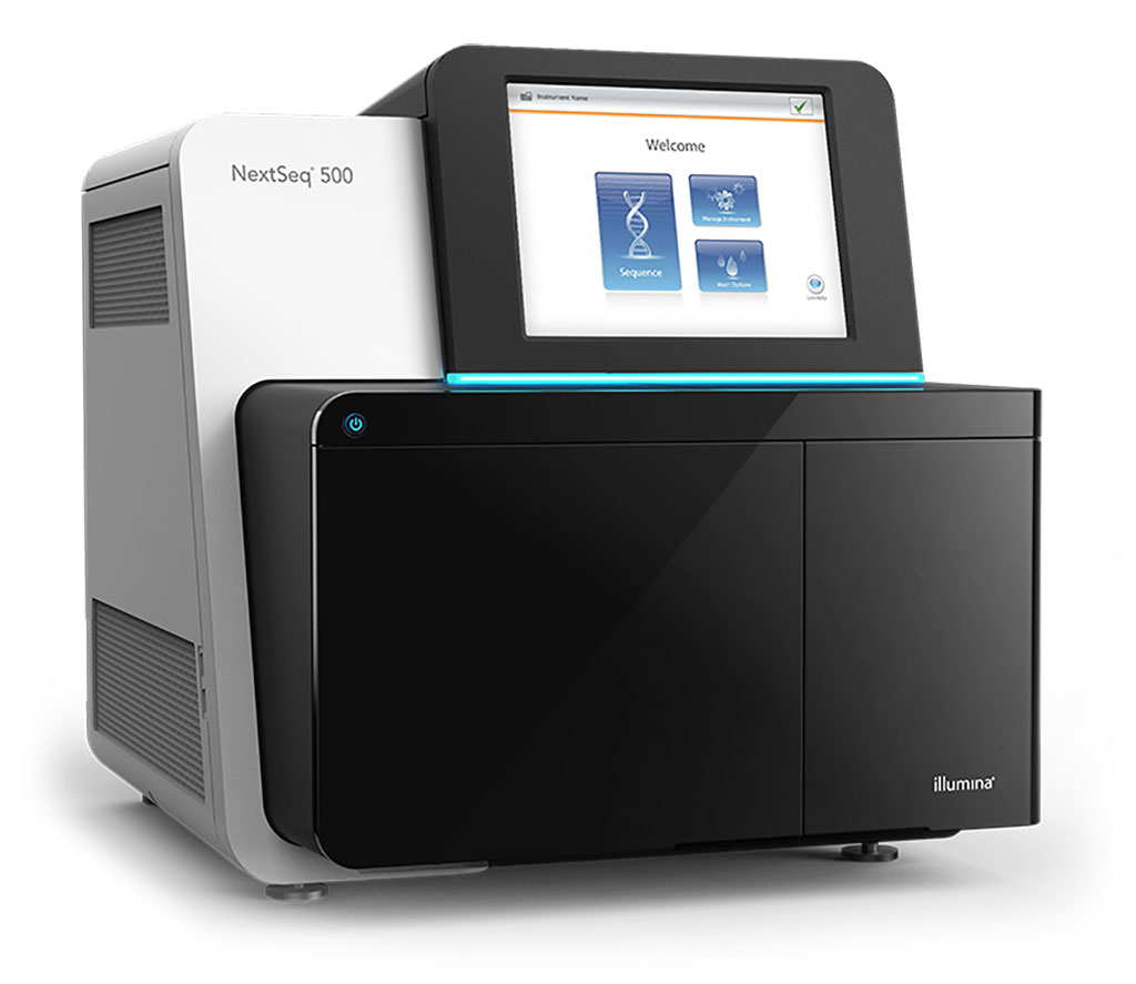 Imagen: El secuenciador Illumina Next-Seq 500 (Fotografía cortesía de Adam Armstead) Imagen: El secuenciador Illumina Next-Seq 500 (Fotografía cortesía de Adam Armstead)