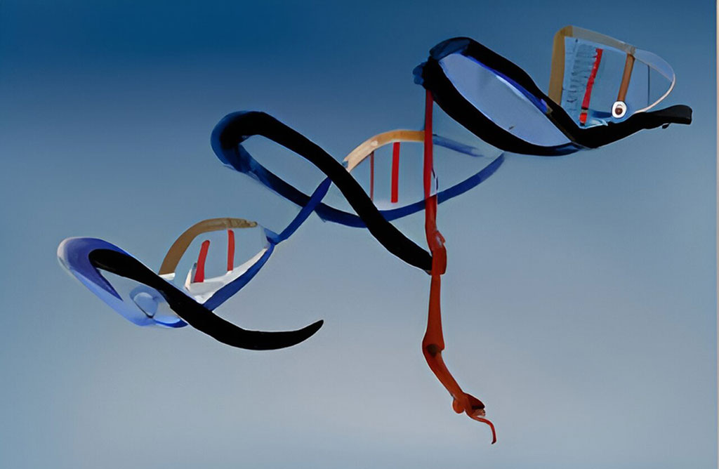 Imagen: Biopsia líquida para estudiar material genético arrojado al torrente sanguíneo ayuda a predecir la respuesta a la inmunoterapia (Fotografía cortesía de Valsamo `Elsa` Anagnostou usando DALL-E) Imagen: Biopsia líquida para estudiar material genético arrojado al torrente sanguíneo ayuda a predecir la respuesta a la inmunoterapia (Fotografía cortesía de Valsamo `Elsa` Anagnostou usando DALL-E)