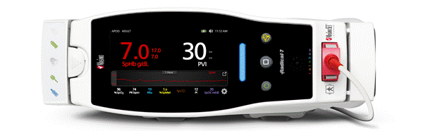 Image: The Radical-7 Pulse CO-Oximeter (Photo courtesy of Masimo).