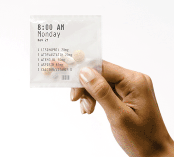 Image: A PillPack refill bag (Photo courtesy of PillPack).