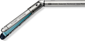 Image: The Endo GIA Reinforced Reload stapler (Photo courtesy of Covidien).