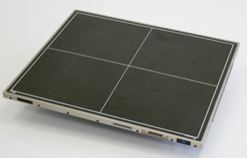 Image: Perkin Elmer XRpad 4336 wireless flat panel detector (Photo courtesy of Perkin Elmer). Image: Perkin Elmer XRpad 4336 wireless flat panel detector (Photo courtesy of Perkin Elmer).