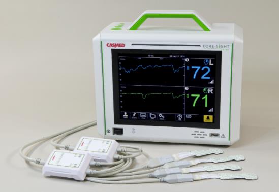 Image: The Fore-Sight Elite cerebral oximeter (Photo courtesy of CAS Medical Systems).