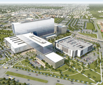 Image: The new Parkland Memorial Hospital (Photo courtesy of Parkland Memorial Hospital).