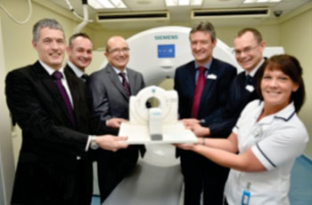 Image: Cobalt marks the installation of a Biograph mCT Flow EdgeTM system from Siemens Healthcare that will bolster its cancer and dementia diagnostic capabilities with a replica cake. (Photo courtesy of Siemens Healthcare). Image: Cobalt marks the installation of a Biograph mCT Flow EdgeTM system from Siemens Healthcare that will bolster its cancer and dementia diagnostic capabilities with a replica cake. (Photo courtesy of Siemens Healthcare).
