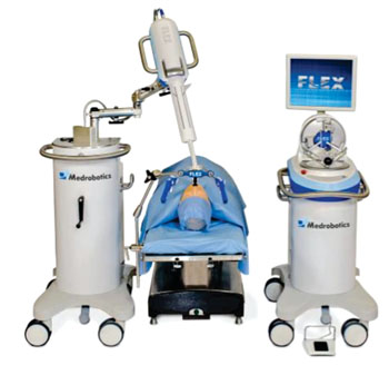 Image: The Medrobotics Flex Robotic System (Photo courtesy of Medrobotics).