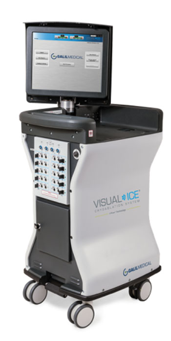 Image: The Galil Medical Visual-ICE cryoabpation system (Photo courtesy of Galil Medical).