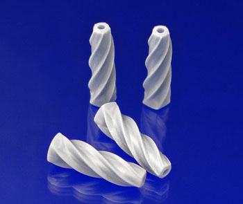 Image: Bioceramic screw nail implants bond with bone (Photo courtesy of Fraunhofer IFAM).