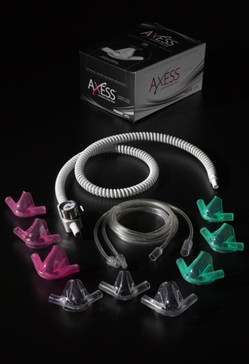 Image: Innovative nasal sedation masks offer increased patient comfort (Photo courtesy of Crosstex).