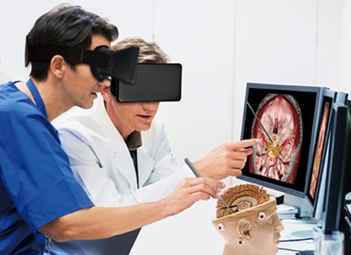 Image: Applications for VR in healthcare include surgery, pain management, and medical education, among many others as its appeal continues to grow (Photo courtesy of Touchstone Research).