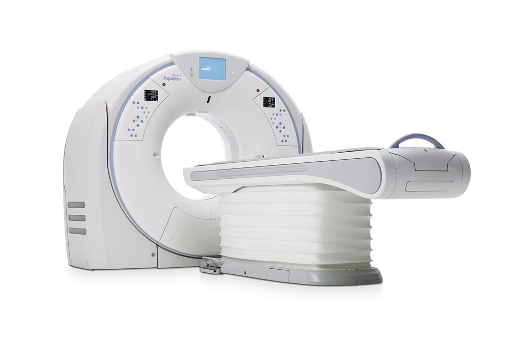 Image: The Aquilion Prime CT system (Photo courtesy of Toshiba Medical Systems). Image: The Aquilion Prime CT system (Photo courtesy of Toshiba Medical Systems).