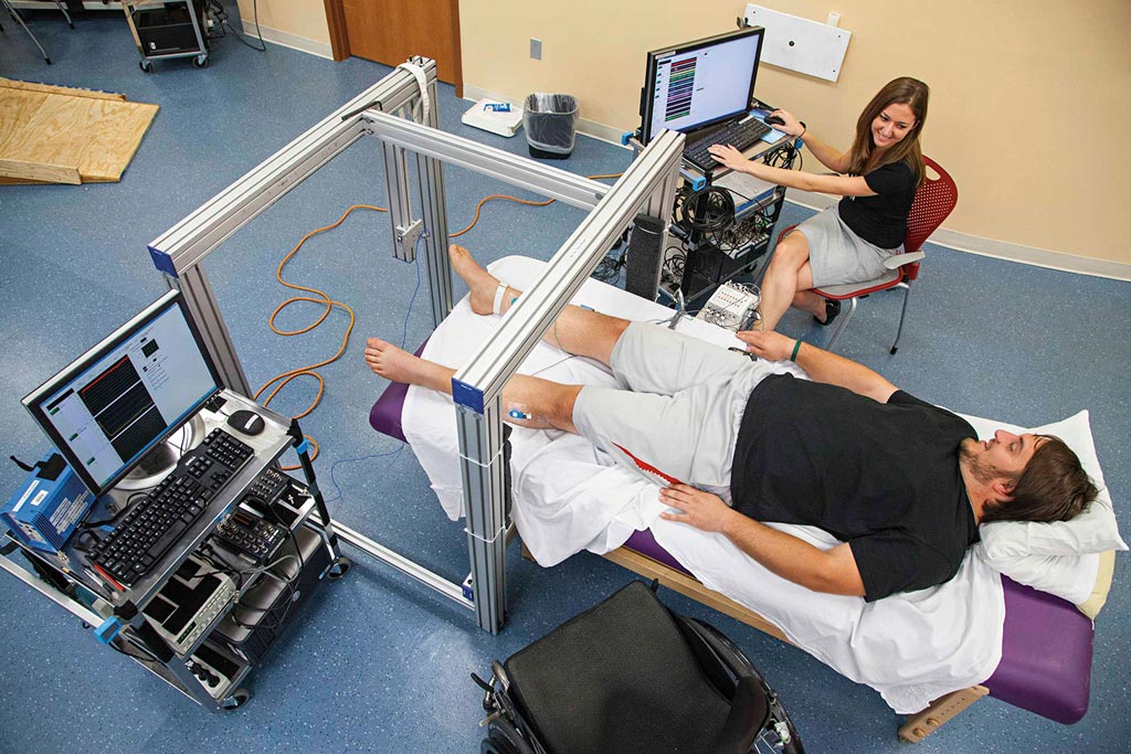 Image: A new study suggests epidural stimulation could alleviate a paraplegic’s hypotension (Photo courtesy of University of Louisville).