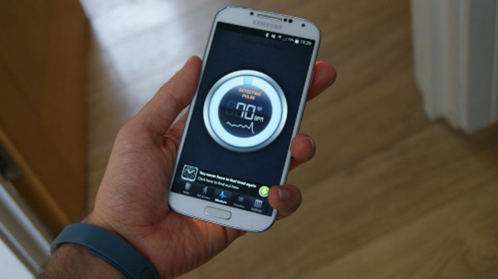 Image: The Instant Heart Rate monitoring application (Photo courtesy of Azumio).