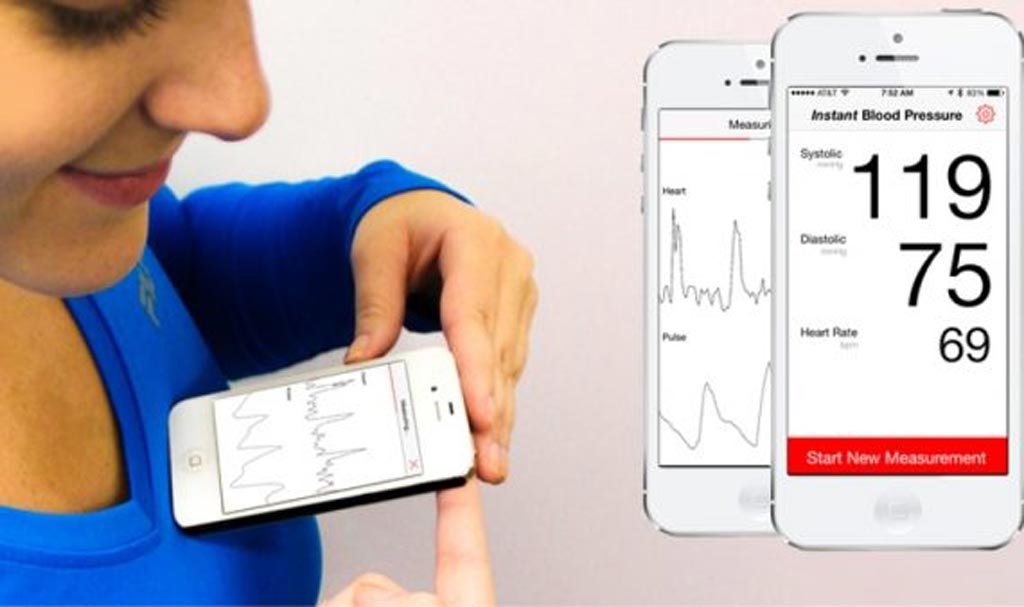 Image: The now-withdrawn IBP app claimed to accurately measure blood pressure (Photo courtesy of AuraLife).