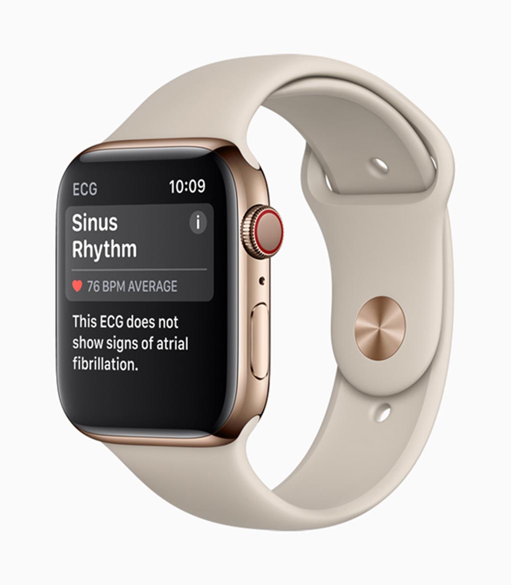 Image: The new Apple Watch can take an ECG (Photo courtesy of Apple).