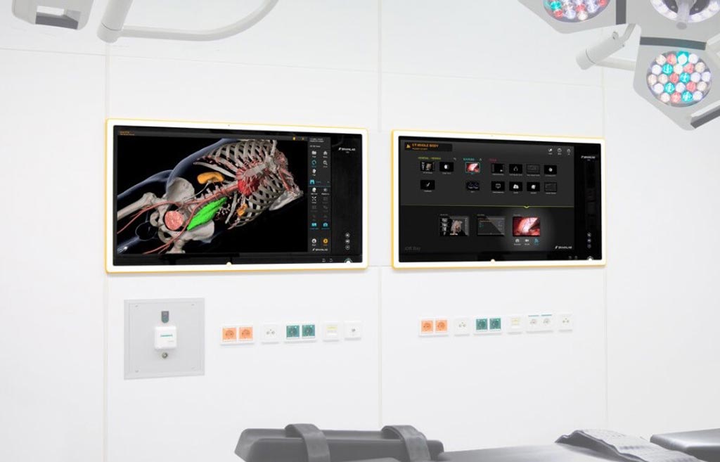 Image: The Smart Anatomy Views are designed for fast and accurate surgical planning, hospital IT integration with automatic patient data pre-fetching in the OR, communication tools and easy intra- and post-op surgical documentation (Photo courtesy of Brainlab).
