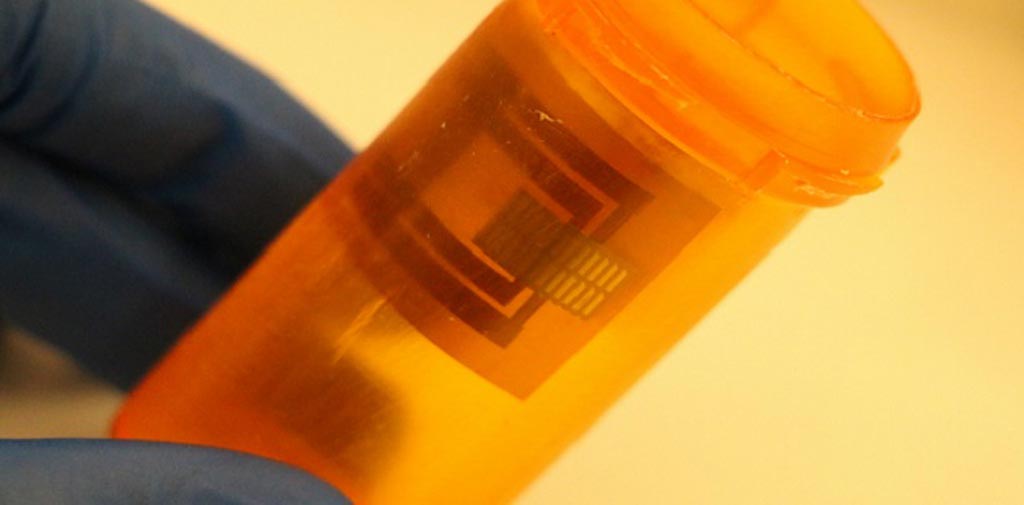 Image: Paper-based electronics detect pillbox tampering (Photo courtesy of KAUST).
