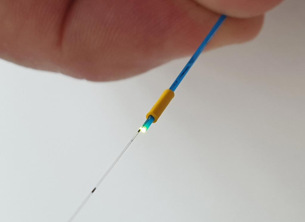 Image: A new probe measures blood flow using optical heating (Photo courtesy of Flinders University).