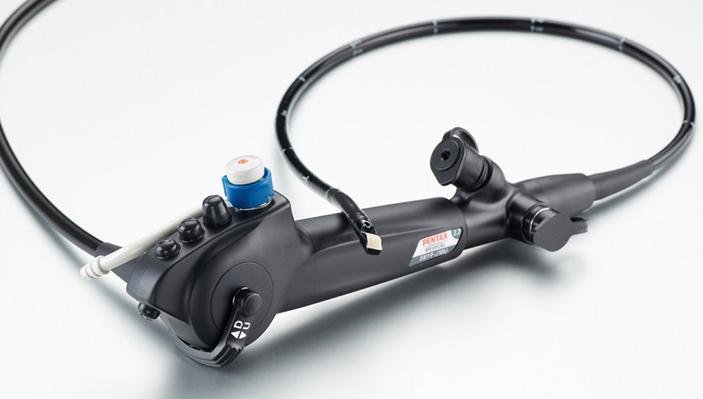 Image: The EB19-J10U endobronchial ultrasound scope (Photo courtesy of Pentax Medical) Image: The EB19-J10U endobronchial ultrasound scope (Photo courtesy of Pentax Medical)