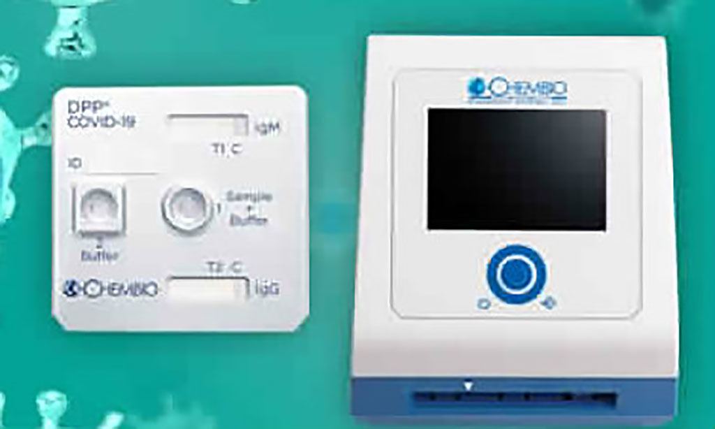 Image: The Chembio DPP platform (Photo courtesy of Chembio Diagnostics, Inc.)