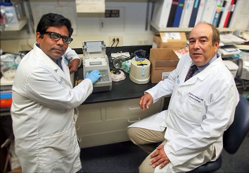 Image: Drs. Carlos Isales and Sadanand Fuzele (Photo courtesy of Augusta University)