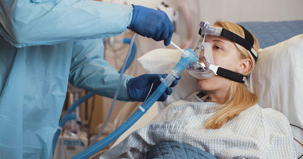 Image: The ReddyPort Elbow being used to perform oral hygiene (Photo courtesy of ReddyPort)