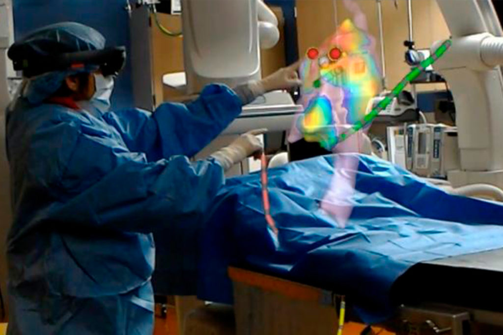 Image: The ELVIS creates a 3D augmented reality view of the heart (Photo courtesy of WUSTL)