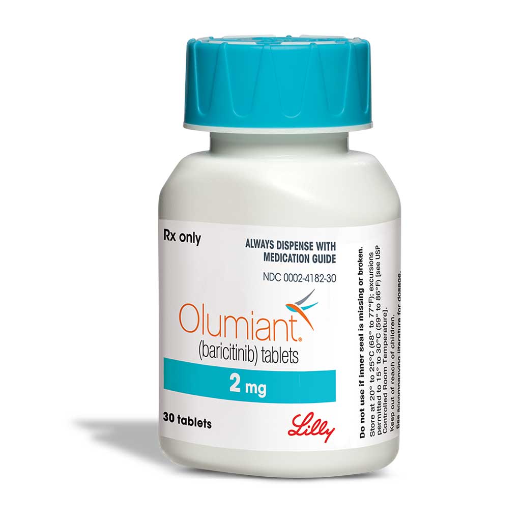 Image: Olumiant (baricitinib) (Photo courtesy of Eli Lilly and Company)