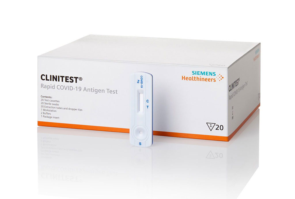 Image: CLINITEST Rapid COVID-19 Antigen Test (Photo courtesy of Siemens Healthineers)