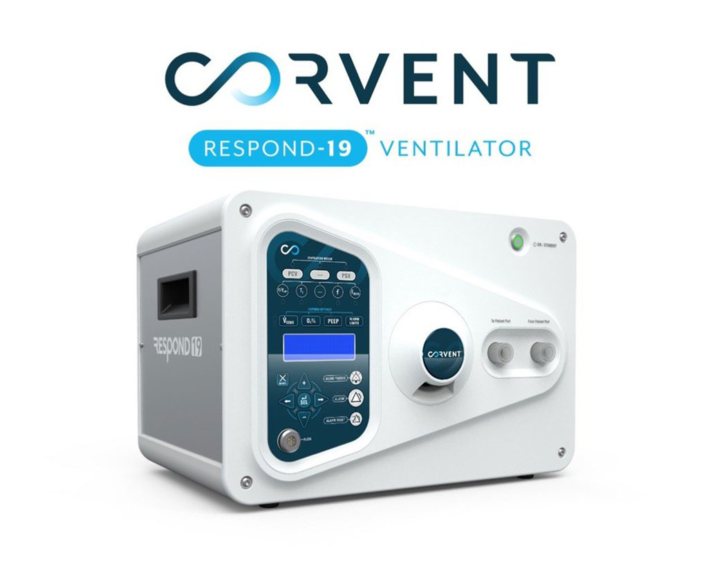 Image: CorVent RESPOND-19 Ventilator (Photo courtesy of CorVent Medical)