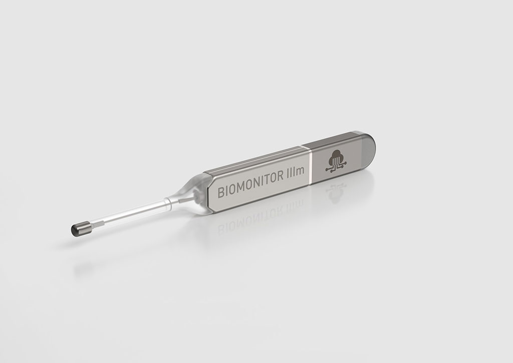 Image: The BIOMONITOR IIIm injectable vital signs sensor (Photo courtesy of BIOTRONIK)