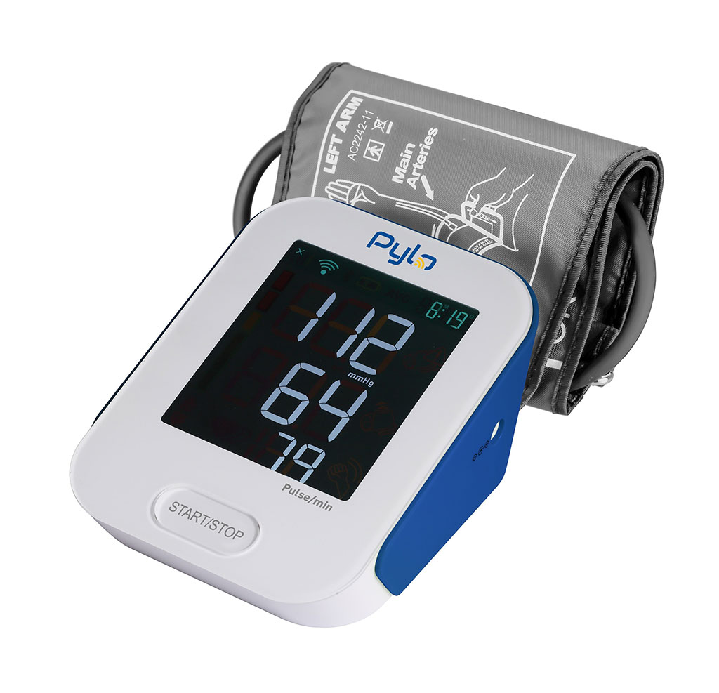 Image: The 802-LTE Cellular Blood Pressure Monitor (Photo courtesy of Pylo Health)