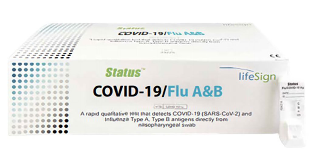 Image: Status COVID-19/Flu A&B Combo Test (Photo courtesy of LifeSign LLC)