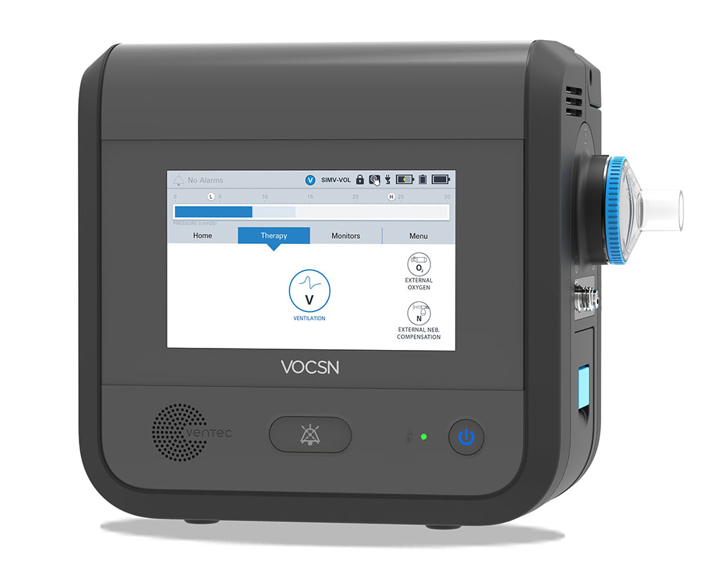 Image: The Ventec V+Pro Ventilator (Photo courtesy of Ventec Life Systems)