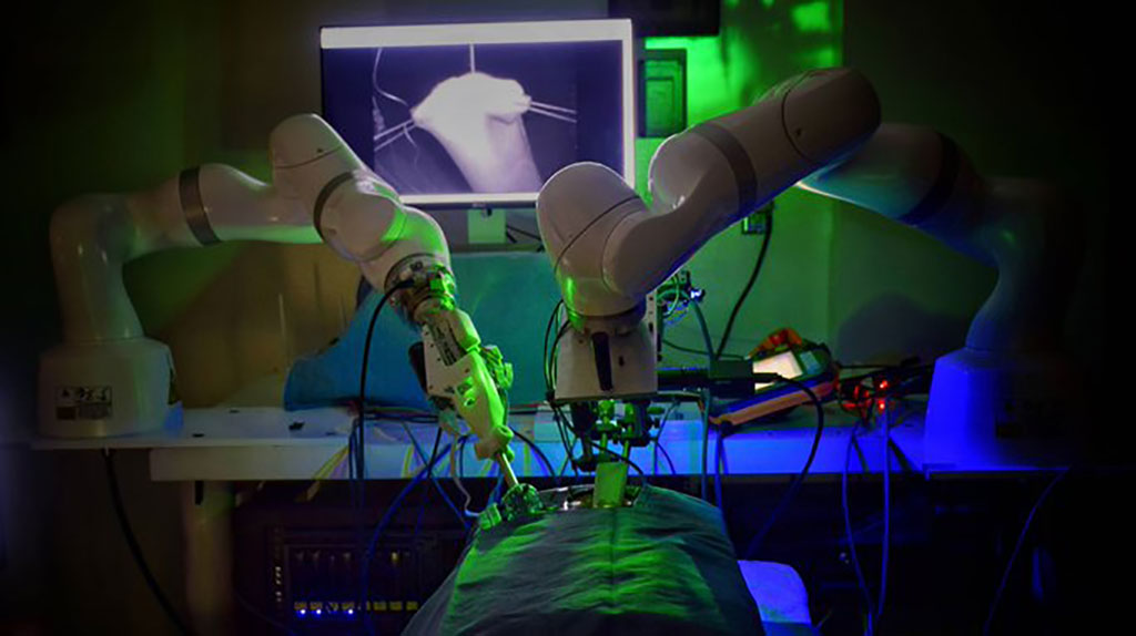 Image: Smart Tissue Autonomous Robot (STAR) (Photo courtesy of Johns Hopkins University)